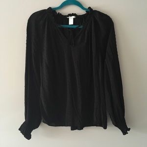 H&M long sleeve blouse